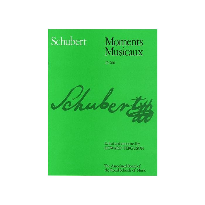 Schubert Franz Moments Musicaux D. 780 Edited & annotated by Howard ...